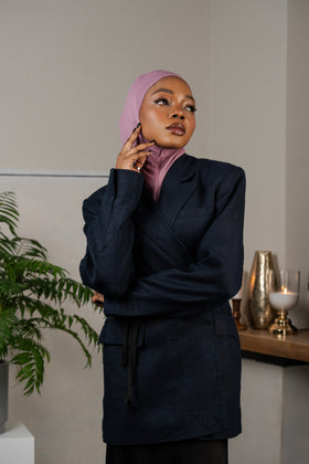 Zip hijab - lilac