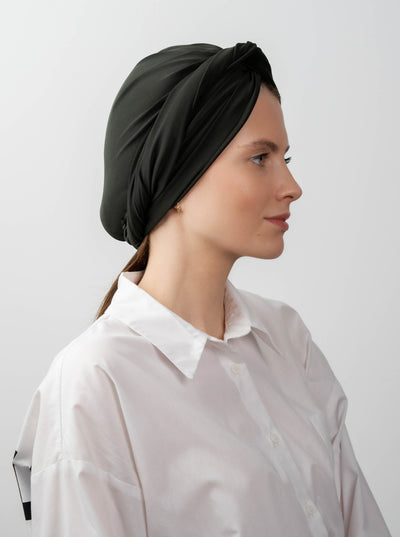 Multifunctional headwrap - darkkhaki
