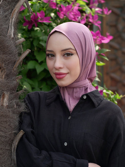 3in1 practical hijab - light lilac