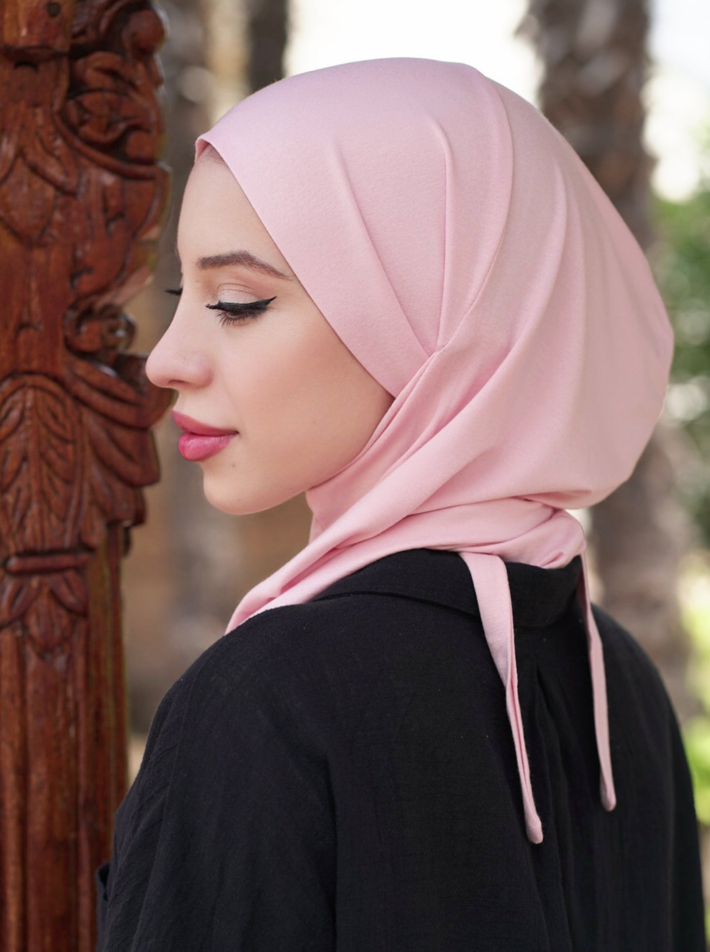 3in1 practical hijab - lightrose