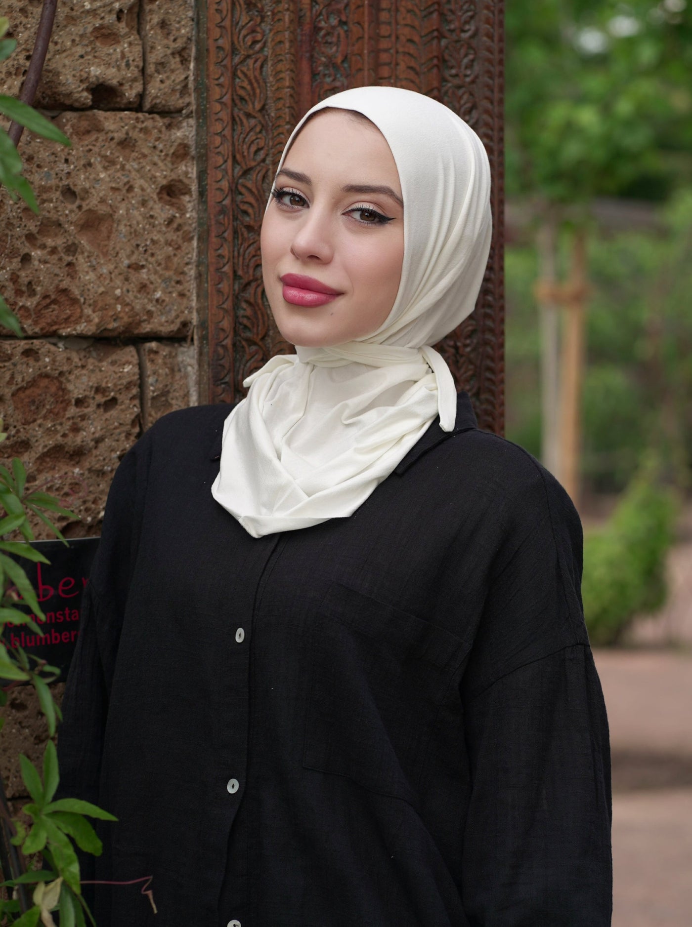 3in1 practical hijab - white