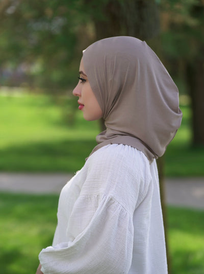 Practical hijab "Easy" - taupe