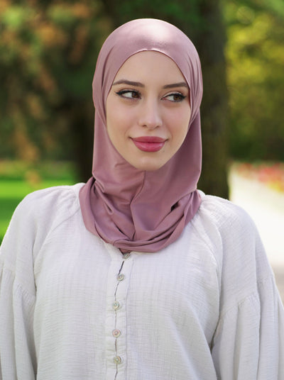 Practical hijab "Easy" - pastelrose