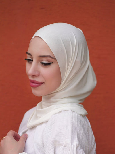 Practical hijab "Easy" - white
