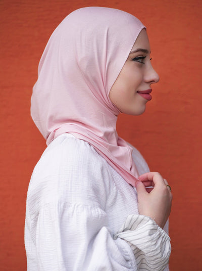 Practical hijab "Easy" - lightrose