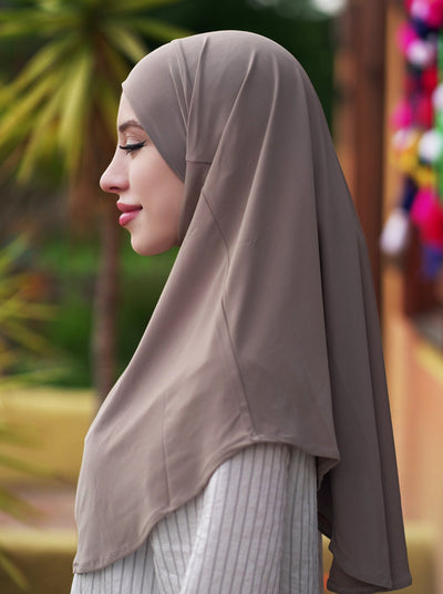 3in1 Khimar - taupe