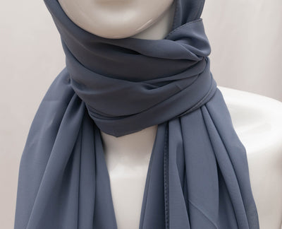 Chiffon Hijab - stone - CHEVMON