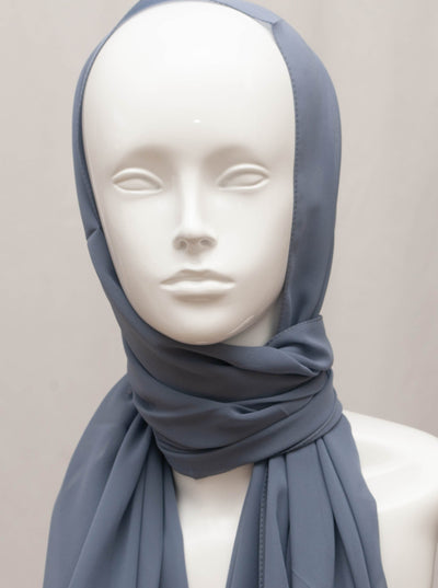 Chiffon Hijab - stone - CHEVMON