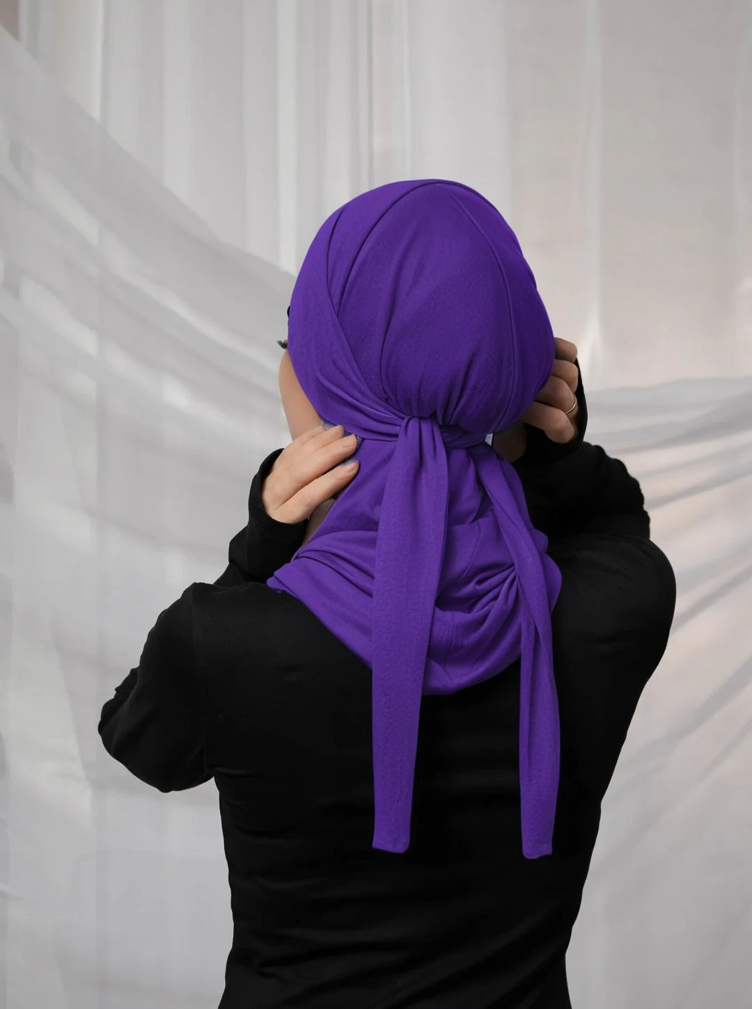 3in1 praktischer Hijab - violett