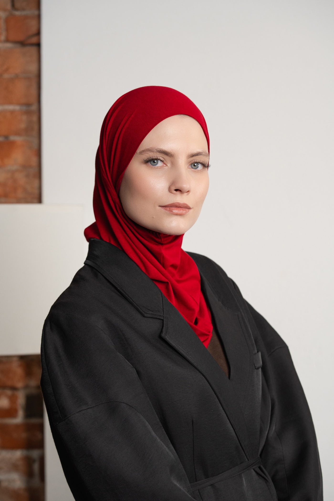 Hijab pratique 3en1 - rouge