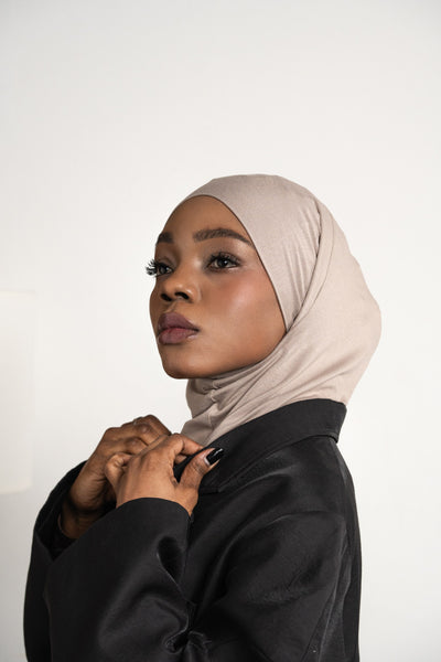 Hijab pratique 3en1 - taupe