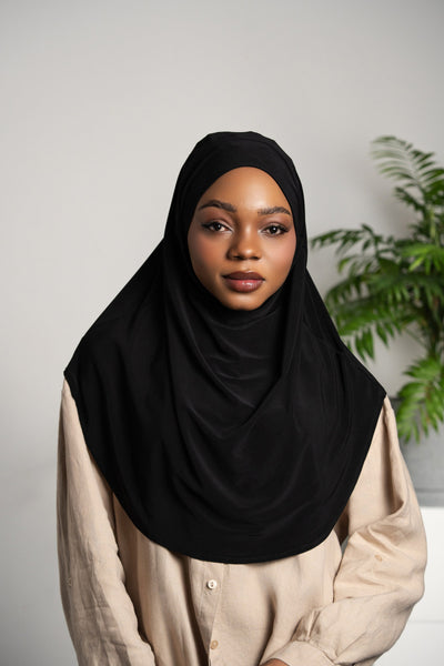 3in1 Khimar - schwarz