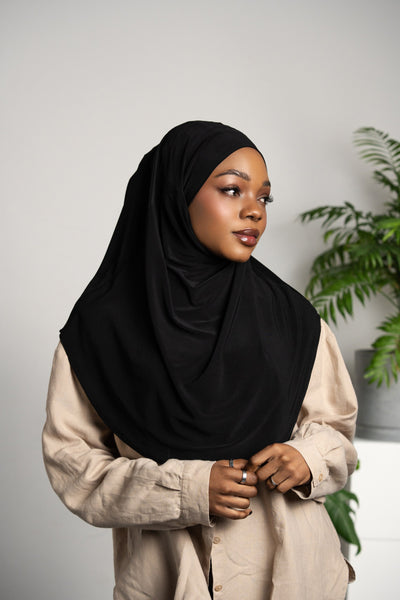 3in1 Khimar - schwarz