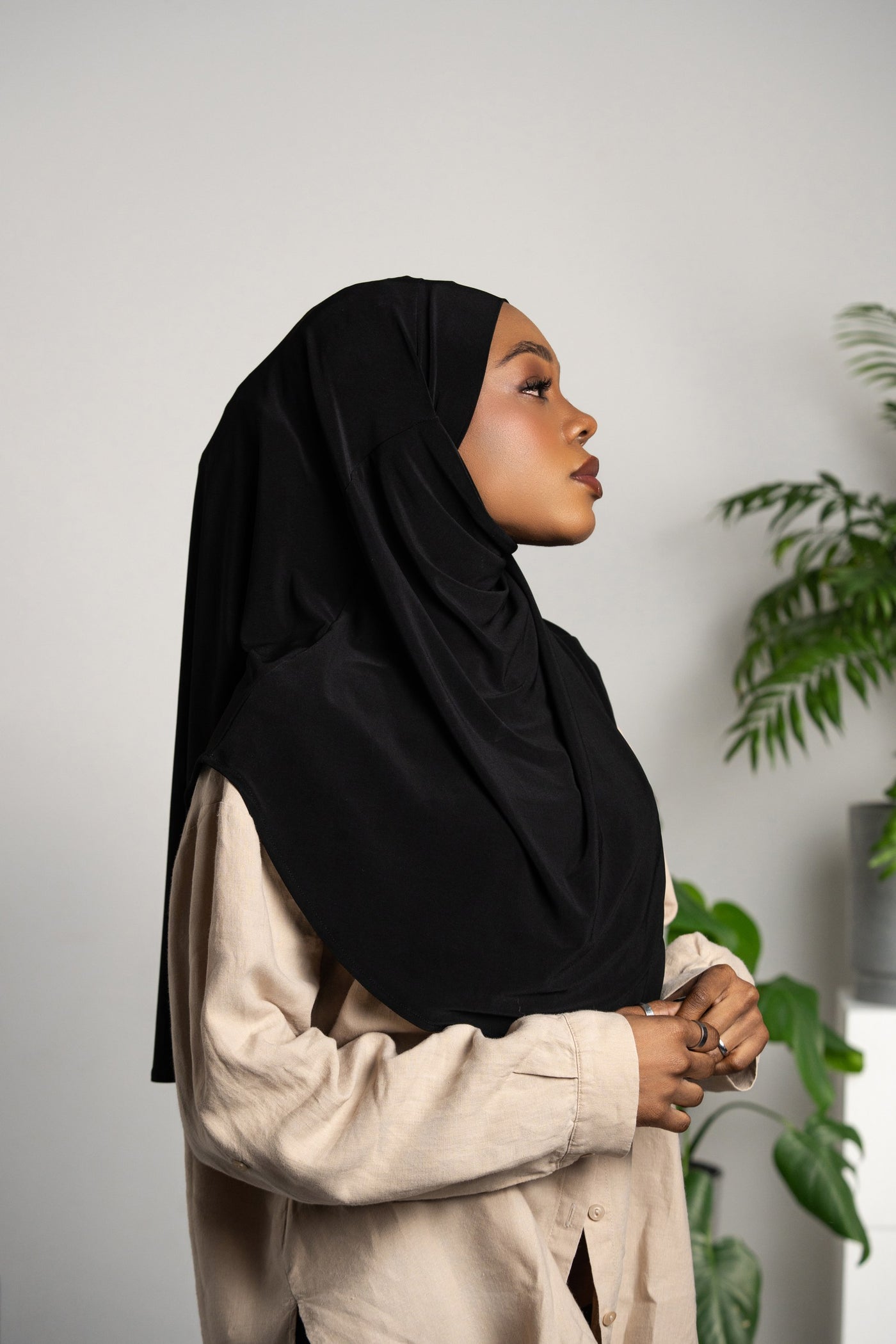 3in1 Khimar - schwarz