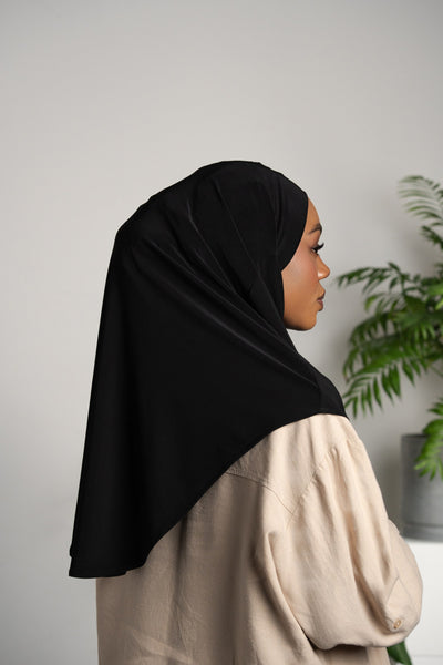 3in1 Khimar - schwarz