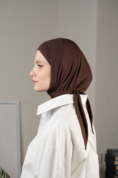 EasyFix Hijab - Dunkelbraun