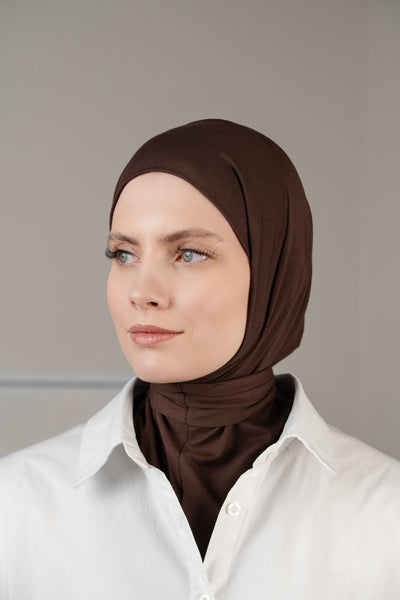 EasyFix Hijab - Dunkelbraun