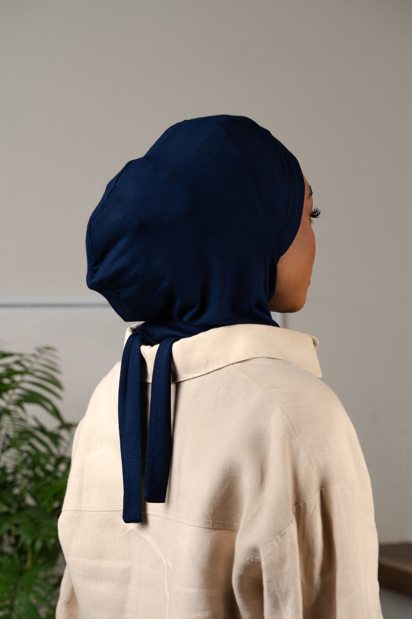 Hijab pratique 3en1 - bleu marine
