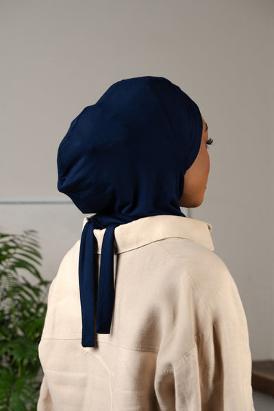 Hijab pratique 3en1 - bleu marine