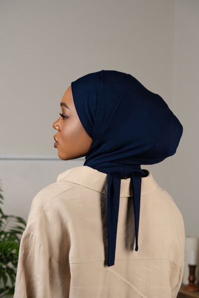 Hijab pratique 3en1 - bleu marine
