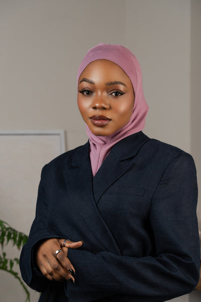 Hijab zippé - lilas