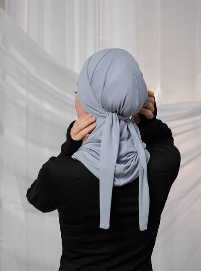 Hijab pratique 3en1 - gris clair