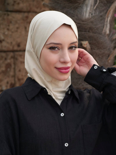 Hijab pratique 3en1 - crème