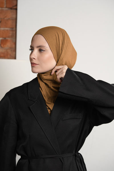 Hijab pratique 3en1 - amber gold