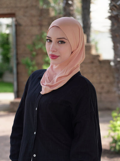 3in1 praktischer Hijab - antique rose